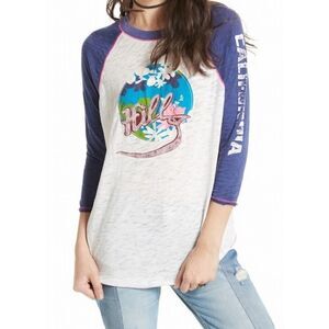 🆕 Free People California "Hills" Colorblock Top Raglan